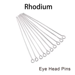 100-200Pcs/Lot 10-70mm Heads Eye Flat Head Pin Gold Plated Ball Head Pins for Jewelry Findings Making Accessories Supplies