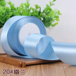 25Yards Silk Stain Ribbon Single Ribbon Wedding Party Decoration Christmas Flower Gifts DIY Gift Packing 6/10/15/20/25/40/50mm