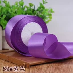 25Yards Silk Stain Ribbon Single Ribbon Wedding Party Decoration Christmas Flower Gifts DIY Gift Packing 6/10/15/20/25/40/50mm