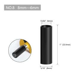 LA VIE 1pc CNC Router Bit High Precision Adapter Collet Milling Cutter Tool Adapters Holder 6mm 6.35mm 8mm 10mm 12mm 12.7mm 4001