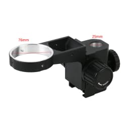 76mm Diameter Microscope Head Holder Stereo Zoom Microscope Stand Bracket Adjustable Trinocular Binocular Microscope Focus Arms