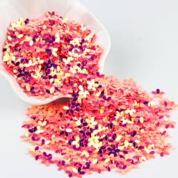 Sequin Matte White Color 10mm Cup Five Finger Flower Sequins Paillettes Sewing Wedding Craft Women Garments Accessories 10g/lot