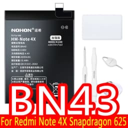 NOHON BN57 BM4J BM3L BM4E BM3M BM3E BN4A BN46 Battery For Xiaomi Mi 9T Pro 8 Lite 9 SE 11 POCO X3 NFC F1 Redmi Note 10 9 8 Pro 7