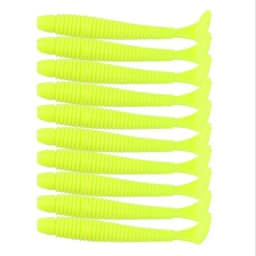10pcs/lot Classic Tail Soft lure Saturn Worm 0.6g/ 5.2cm Glow in Dark Silicone Lure Jig Head Soft Baits Carp Bass Fishing Peche