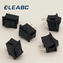 5Pcs/Lot Black Push Button Mini Switch 6A-10A 110V 250V KCD1 2Pin Snap-in On/Off Rocker Switch 5PCS/Lot 21MM*15MM BLACK