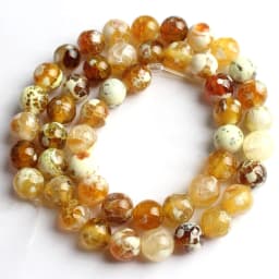 Natural Stone Blue Fire Agates Dragon Veins Onyx Round Loose Beads For Jewelry Making 15''Inch 6/8/10mm DIY Bracelets Necklaces