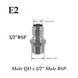 Homebrew Beer Quick Disconnect 304 Stainless Steel Ball Lock Style Free Shipping