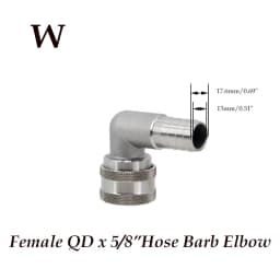 Homebrew Beer Quick Disconnect 304 Stainless Steel Ball Lock Style Free Shipping
