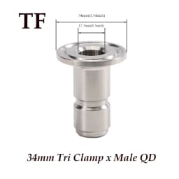 Homebrew Beer Quick Disconnect 304 Stainless Steel Ball Lock Style Free Shipping