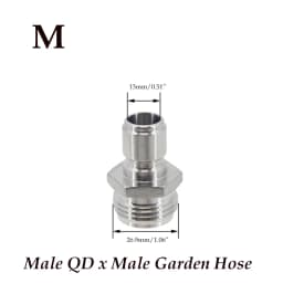 Homebrew Beer Quick Disconnect 304 Stainless Steel Ball Lock Style Free Shipping