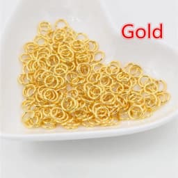 200pcs/Lot 3/4/5/6/7/8/10/12mm Metal DIY Jewelry Findings Open Single Loops Jump Rings & Split Ring for jewelry making