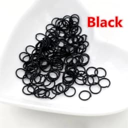 200pcs/Lot 3/4/5/6/7/8/10/12mm Metal DIY Jewelry Findings Open Single Loops Jump Rings & Split Ring for jewelry making