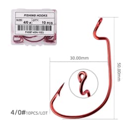 Fishing hooks 10pcs jig head crank hook Bass Offset fish hook for Soft Bait Crankbait carp sea Fishing Tackle accessories Pesca