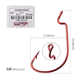 Fishing hooks 10pcs jig head crank hook Bass Offset fish hook for Soft Bait Crankbait carp sea Fishing Tackle accessories Pesca