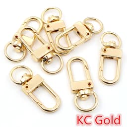 10pcs/lot Lock Shaped Snap Lobster Clasp Hooks Gold Silver Plated DIY Jewelry Making Findings for Keychain Neckalce Bracelet