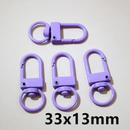 10pcs/lot Lock Shaped Snap Lobster Clasp Hooks Gold Silver Plated DIY Jewelry Making Findings for Keychain Neckalce Bracelet