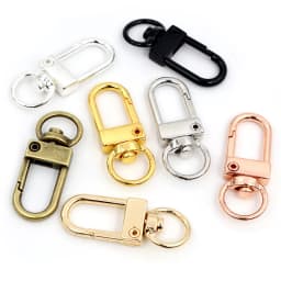 10pcs/lot Lock Shaped Snap Lobster Clasp Hooks Gold Silver Plated DIY Jewelry Making Findings for Keychain Neckalce Bracelet