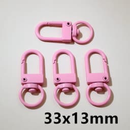 10pcs/lot Lock Shaped Snap Lobster Clasp Hooks Gold Silver Plated DIY Jewelry Making Findings for Keychain Neckalce Bracelet