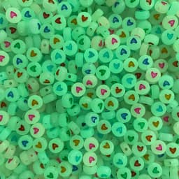 100/200/300/500PC Mixed White Letter Acrylic Beads Round Flat Alphabet Beads For Jewelry Making Handmade Diy Bracelet Necklace