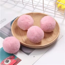 50mm Pom Piel Soft Pompones Fluffy Plush Crafts DIY Pom Pompoms Ball Furball Home Decor Dress Jewelry Scarf Sewing Accessories