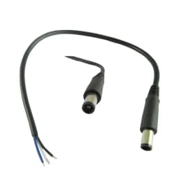 1pc DC Tip 7.4mm X 5.0mm Male Plug Connector Cable Cord For DELL HP Replacement 30cm/1ft
