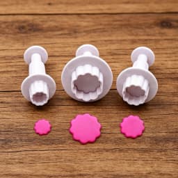Heart Star Round Square Flower Shape Fondant Cake Decorating Gum Paste Pastry Sugar Craft Cutter Mold Tools