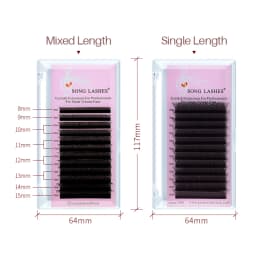 SONG LASHES Y Shape Premade Fans Eyelash Extensions For Salon Individual Eyelashes C D DD Curl 2D YY Lashes Y Shape Lashes