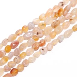 6-8mm Natural Irregular Yellow Citrines Quartz Crystal Stone Beads Loose Spacer Beads For Jewelry Making DIY Bracelet 15"Inches