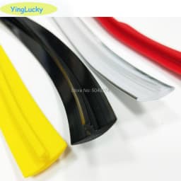 Yinglucky 32.8ft 10m Length 16mm /19mm Width Plastic T-Molding T Molding For Arcade MAME Game Machine Cabinet Chrome/ Black