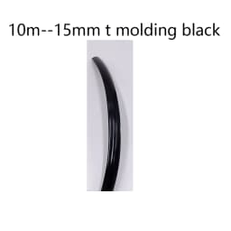 Yinglucky 32.8ft 10m Length 16mm /19mm Width Plastic T-Molding T Molding For Arcade MAME Game Machine Cabinet Chrome/ Black