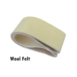 1 piece Wool Felt Sanding Belt 533/686/762/915/1220/1600/1829/2000 x 25/50mm for Stainless Steel Pipe Mirror Polish