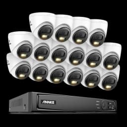 ANNKE 8CH 4K Ultra HD POE Network Video Security System 8MP H.265+ IP Camera Support Two Way Audio human & Vehicle Detection 4MM