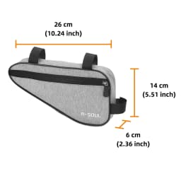 Motorcycle Side Bags Waterproof EVA Hard Shell Electric Bike Hanging Bag Mountain Bike Triangle Pouch Bag Motorcycle Saddle Bag