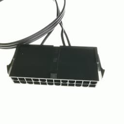 PC Server ATX PSU 24Pin Female Socket Starter Switch Button Power Cable 18AWG Self-Lock Boat Shape 50cm Red Indicator Light
