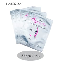 50/500/1000pcs Gel Patches for Eyelashes Building Eyelash Extension Under Eye Pads Lash Stickers Tools Wholesale LAUKISS