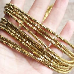 Natural Hematite Shining Facted Rectangler 2X1/2X3/2X4mm Loose beads, For DIY Necklace Bracelat Jewelry Making