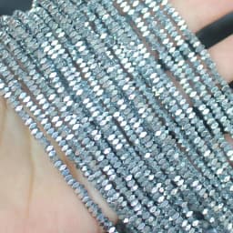 Natural Hematite Shining Facted Rectangler 2X1/2X3/2X4mm Loose beads, For DIY Necklace Bracelat Jewelry Making