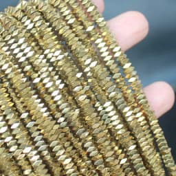 Natural Hematite Shining Facted Rectangler 2X1/2X3/2X4mm Loose beads, For DIY Necklace Bracelat Jewelry Making