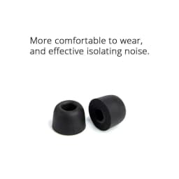 4.9 mm 1Pair Soft Memory Foam Earbuds Earmuffs For KZ QCY Headphones Noise Isolation Eartips For Sony Samsung Earphone