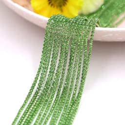 Crystal glass Rhinestone Chain with Colorful bottom sew on stone Cup Chain Gule on Rhinestone Trim DIY Accessories