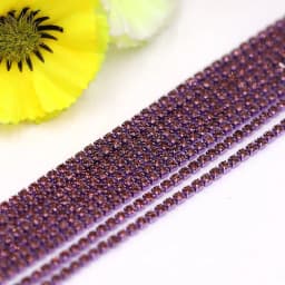 Crystal glass Rhinestone Chain with Colorful bottom sew on stone Cup Chain Gule on Rhinestone Trim DIY Accessories