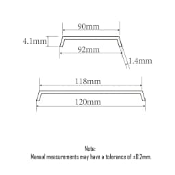 120x92mm Oval Bases Model Plastic Bases for Games