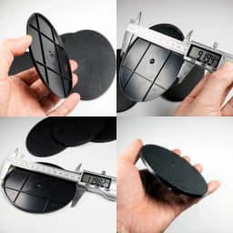 120x92mm Oval Bases Model Plastic Bases for Games