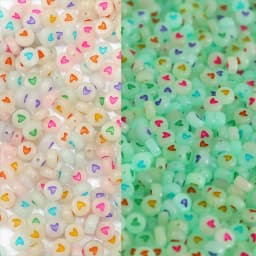 100pcs/lot Mixed English Letter Acrylic Beads Flat Heart Alphabet Number Beads for DIY Charms Bracelet Necklace Jewelry Making