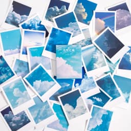 JIANWU 30 sheets Romantic Scenery Series Stickers Cool World Sky Forest Planet DIY Journal Sticker Stationery School Supplies
