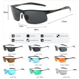 Aluminum Magnesium Men Polarized Sunglasses Aviation Driving Sun Glasses Male Sport Sunglasses lunette soleil homme oculos