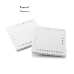 2pcs/set Round&Square Bracelet Knitting Kumihimo Disc Disk Tray Braided Rope Knot Weaving Jewelry Desgin Board Jewelry Tool
