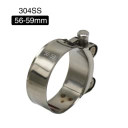 Sclmotos-Universal 26-63mm Stainless Steel Motorcycle Exhaust Hose Clamp Clip For Honda For Suzuki Slip-on Muffler Silencers