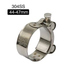 Sclmotos-Universal 26-63mm Stainless Steel Motorcycle Exhaust Hose Clamp Clip For Honda For Suzuki Slip-on Muffler Silencers