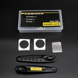 Bicycle Glueless Chip Patches Kit Tyre Tire Lever Wheel Repair Tool MTB Mountain Bike Road Inner Tire Piece Cycling Accessories